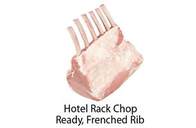 Hotel Rack Chop Ready Frenched Rib
